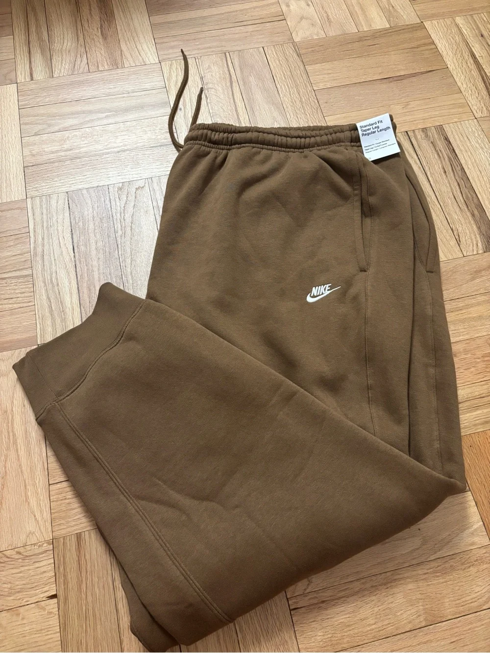Nike Sportswear Club Tapered Joggers Mosswood Brown  Men's 3XL-Tall FN3787-235